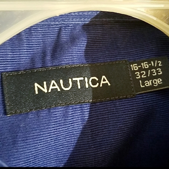 2/$35 NWT Nautica Men's Dress shirt 16-16.5 - Picture 7 of 8